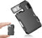 400 Lumens Keychain Torch, USB-C Rechargeable EDC Lamp with Base, Compact RGB Flashlight for Working, Cycling, Running, and Safety Warning Emergency (Black)