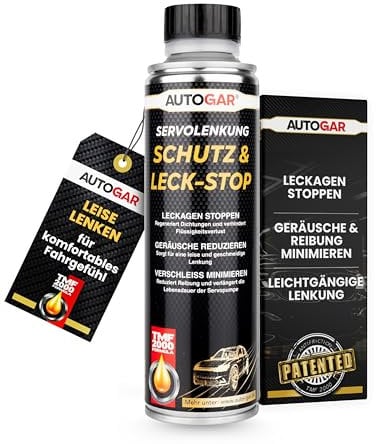 AUTOGAR® Servolenkung Schutz & Leck-Stop 250 ml – Additiv gegen Ölverlust & Lenkgeräusche – Dichtet Leckagen, schützt die Servopumpe & sorgt für sanftes Lenkverhalten