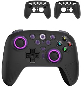 Coque de protection en silicone pour manette sans fil 8Bitdo Ultimate 2 avec trous précis et matériaux respectueux de l'environnement de haute qualité, résistant aux rayures, aux chocs, lavable et