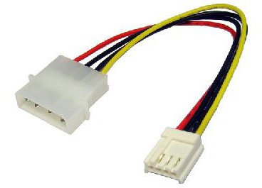 Aptii 4 Pin Molex to 4 Pin Floppy Drive Power Cable Lead