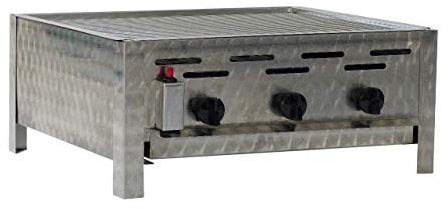 Gasgrill/Gastrobräter 3-flammig mit Rost für ERDGAS