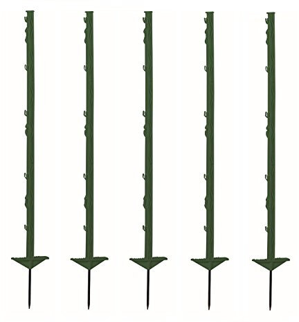 Growi Weidezaunpfahl Kunststoff 105 cm grün 20 Stück