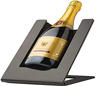 Cantinarredo Présentoir pour Bouteille Noir avec Refroidisseur