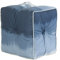 Jute & Co. pouf19den Sitzsack mit Griff, Leinwand, Denim, 40 x 30 x 40 cm