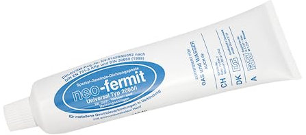 Stabilo-Sanitaer Neo-Fermit Gewinde Dichtpaste 150g, Spezial Dichtungspaste für Gas Wasser und Heizungsanlagen, Dichtmittel für metallene Gewindeverbindungen