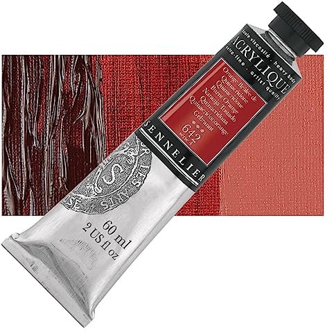 Sennelier Extra-Fine Artist Acryliques quinacridone burnt orange 642 60 ml by Sennelier