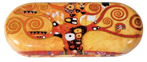 Fridolin Brillenetui Gustav Klimt Lebensbaum, 16x6.6x2.8 cm