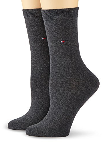 Tommy Hilfiger Damen Classic Socken, Grau, 35-38 EU