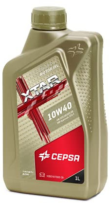 Cepsa XTAR 10W40 1L - Lubricante Sintético para Vehículos Gasolina y Diésel