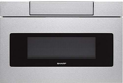 SHARP SMD3070ASY Microwave Drawer Oven, 30-inch, 1.2 Cubic Feet, 950 Watt, Concealed Angled Touch Control Panel with Digital LCD Display, Stainless Steel