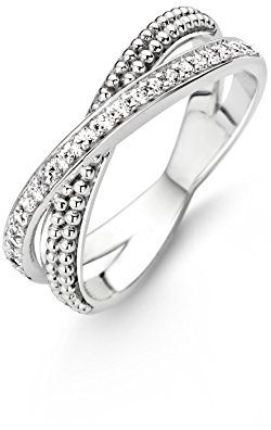 TI SENTO Milano Ring aus rhodiniertem Sterlingsilber - 12020ZI - Größe 56 (17,75mm)