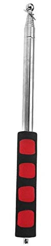 AKORD 2m Multisection Telescopic Stainless Steel Pole, Red
