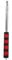 AKORD 2m Multisection Telescopic Stainless Steel Pole, Red
