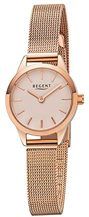 REGENT Damen-Armbanduhr Edelstahl IPR analog Quarz Edelstahlband F-1167