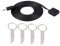 Cable de Audio AUX con Llaves para Herramientas de extracción de CD, Adaptador de Cable Auxiliar de Coche para 6000CD Mondeo