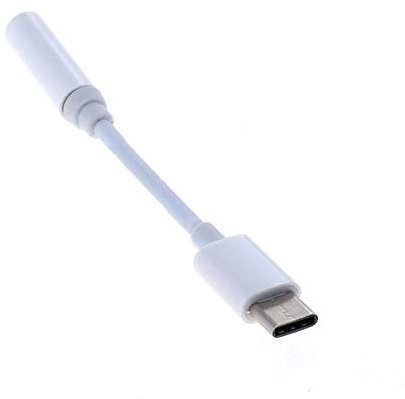 Adaptador de auriculares USB-C -> Cable estéreo de 3,5 mm para Huawei | Xiaomi | OnePlus | de Weiss - More Power +