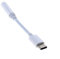 Adaptateur Audio USB-C vers Jack stéréo 3,5 mm pour Huawei P20 | Huawei P20 Pro | Huawei Mate 10 Pro | Huawei Mate 10 Pro de Weiss - More Power +