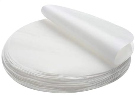 Backpapier Rundes Antihaft-Backpapier für Pfannen, Grill, Dampf, Hamburger Patty Pater 23CM 100PCS