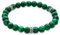 Kuzzoi Buddha Herren Armband mit grünen Malachit Edelstein Perlen und Beads in 925 Sterling Silber oxidiert, Yogaarmband, Energiearmband, Länge 21 cm, elastisch ohne Verschluss