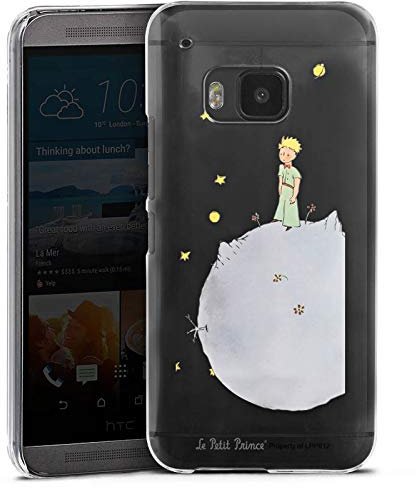Hard Case kompatibel mit HTC One M9 Schutzhülle transparent Smartphone Backcover Kinderbuch Der Kleine Prinz Offizielles Lizenzprodukt