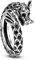 Cloyo Gothic Ringe für Herren Silber Schwarz Edelstahl Ring Drachen Vintage Punk Ringe Freundschaftsring Partnerringe für Männer Frauen Größe 59(18.8)