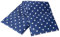 4-Kammer Kirschkernkissen 20x60cm groß - 2in1 Wärmekissen & Kältekissen - Körnerkissen mit Kirschkerne, Sterne-blau