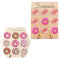 2 Stücke Holz Donut Wand, Holz Donuts Display, Donut Halter Steht, Krapfen Wand Display Stand, Donut Ständer, 2 Form, für Hochzeit, Geburtstag, Party, Jubiläum, Restaurant, Konditoreidekoration