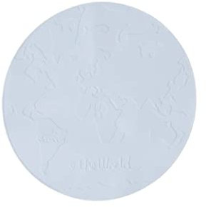 OYOY MINI Placemat The World Tischdecke, Eisblau, einzigartig