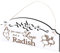 Schild Radieschen Deko 20x10cm - All you need is Love and a Radish - Holz Wanddeko Dekoration Wand