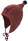maximo GOTS Mini-Zipfelmütze, Pompon Wollfleece kbT, Jersey KBA, Band Made in Germany Wollfleece