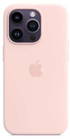 Apple iPhone 14 Pro Silicone Case with MagSafe - Chalk Pink 