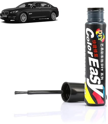 Penna per Ritocco Auto,Penna Ritocco Carrozzeria,Rimuovi Graffi Auto,Pennarello Copri Graffi Auto,Vernice per Ritocco di Auto,Penna per Riparazione Graffi Auto,Riparazione Graffi,Nero