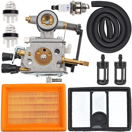 ZAMDOE Vergaser für Stihl TS700 TS800 Betonabtrennsägen Betonsäge ersetzt 4224-120-0651 WJ114 4224-120-0650 4224-120-0600 HS-314A mit Luftfilter Zündkerze Kraftstoffleitung Kraftstofffilter