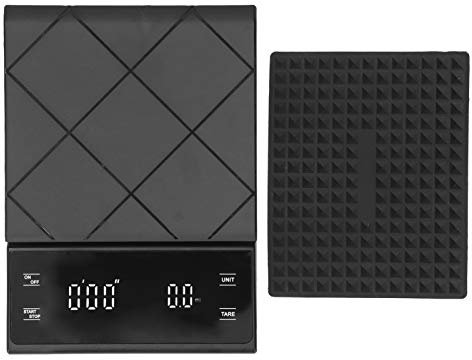 Kaffeewaage Mit Timer, 3 Kg/0,1 G, Hohe Genauigkeit, Übergießen, Espressowaage, Lebensmittelwaage, Küchenwaage, Digitale Espressowaage, Waage Für Kaffee