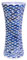 ZHIPINHUI Mosaik-Vase, 29,5 cm hoch, blaue Glasvase, vollständig handgefertigt, fortschrittliche Patch-Technologie, einzigartige und engagierte Produktion, exquisit, ordentliche, helle Farben, ein