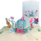 Sweetpopup® 3D Geburtstagskarte - Pop Up Karte Happy Birthday | Glückwunschkarte Geburtstag (für Frauen, Männer, Kinder) | Geschenkkarte Wunscherfüller Oktopus & Geschenke, 102