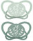 nip - Butterfly | 5-18 Monate | 2er Pack | Stillfreundlicher, zahnfreundlicher Babyschnuller inkl. Schnullerbox. Nachhaltiger Schnuller mit weichem Silikonsauger, Grün/Türkis