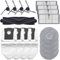 Geoviizon 17 Stück Zubehör für Dreame X40 Ultra/L40 Ultra/X40 Ultra Complete/MOVA P50 Pro Ultra Roboter Staubsauger,1 Hauptbürste,4 Hepa Filter,4 Staubbeutel,4 Wischtücher,4 Seitenbürsten Ersatzteile