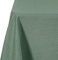 Deconovo Tischdecke Abwaschbar Gartentischdecke Wetterfest Outdoor Tischdecke Lotuseffekt Leinenoptik Wasserabweisende Tischdecken Tischwäsche für Esszimmer Küche, 140x240 cm, Dunkelgrün, 1 Stück