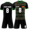 Personalisierte Trikot Sets Kinder, Fußballtrikot für Kinder,Herren Jungen Fussball Jersey Football Trikots, Sportshirt Junge Football Training Tshirts Shorts und Socken Anzug