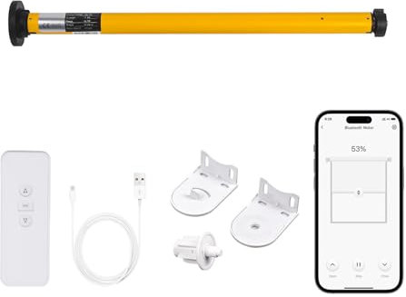 Bluetooth Smart Motor for Roller Shades – Compatible with 32mm Tube, Works with Alexa/Google Home, Quiet & Powerful, DIY Installation, No Hub Required