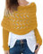 Icegrey Schal Mit ärmeln für Damen, Gestrickter Zopfmusterschal, Winter Pullover Schal, Sweater Scarf with Sleeves, Strickschal, Gelb