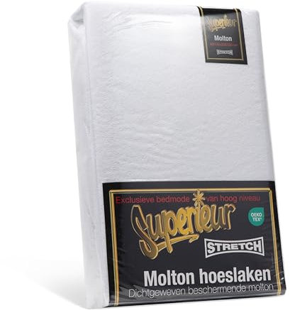 Superieur Molton Matratzen-Spannbetttuch - Matratzenschoner - Hoher Winkel - Hotelqualität - Frischer & kühler Schlaf - Belüftung & Absorption - 1Persons - 90/100x200/210/220 cm
