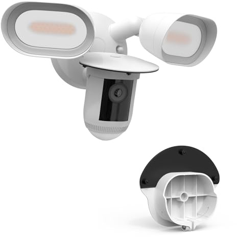 TIUIHU Protective Cover for Rin g Floodlight Cam Wired Pro - Outdoor Security Camera Rain Cover, White
