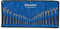 Silverline SP57 Combination Spanner Set 22pce 6 - 22 mm and 1/4 - 7/8