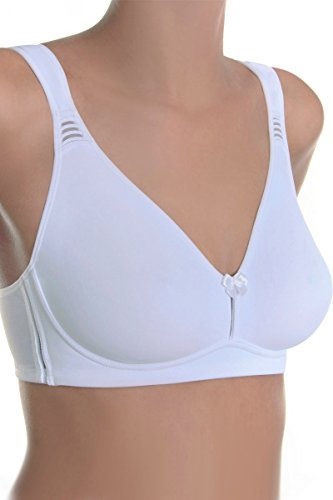 Sassa Damen Sport-BH vorgeformt, Weiss, 85D (Herstellergröße:85D)