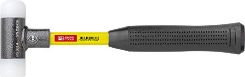 PB Swiss Tools Kunststoffhammer PB 303 mit Stiel aus Glasfasermaterial, Rückschlagfrei, 100% Swiss Made, Lebenslange Garantie, 499g, Größe 3
