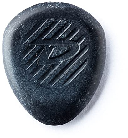 Dunlop Guitar Picks, 3.0mm, Round Tip, Black, Polycarbonate, 6 Pack