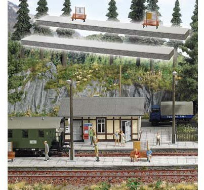 Busch Umwelt – bue10000 – Modelleisenbahnen – Quai Recht