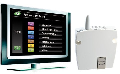 Delta Dore - INTERFACE SERVEUR WEB DOMOTIQUE X2D POUR PC LOCAL SUR RESEAU IP ...